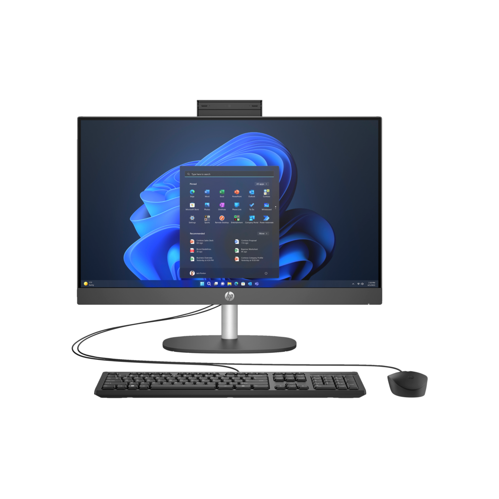 HP ProOne 240 G10 AIO Ultra 5-125U 23,8" FHD 8Go 512Go SSD FreeDOS Noir 12M