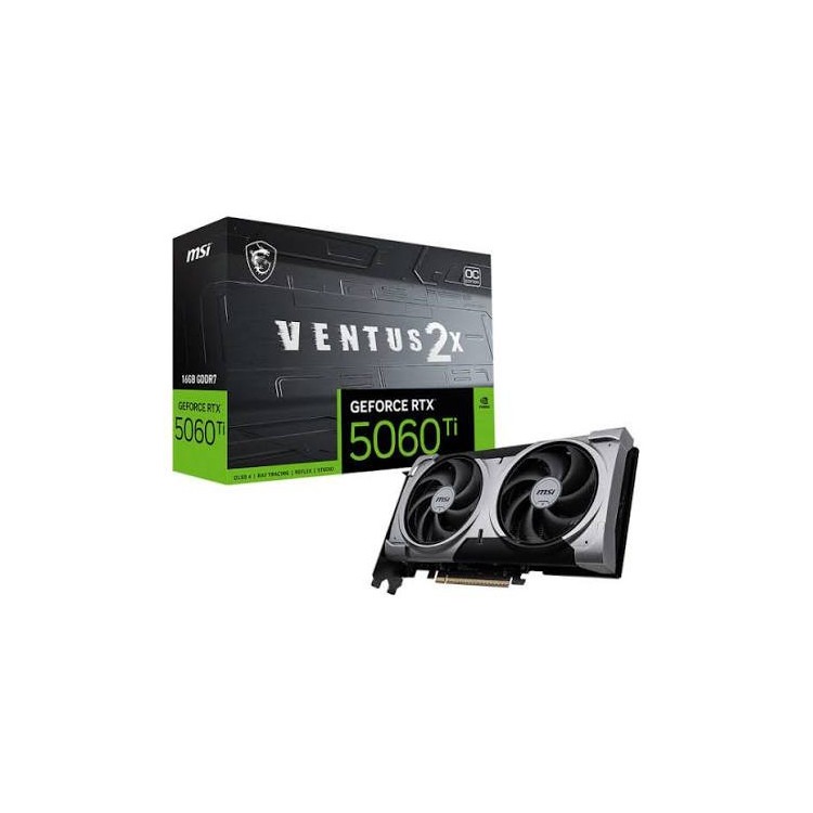 MSI Carte Graphique GeForce RTX 5060 8G SHADOW 2X OC Bulk