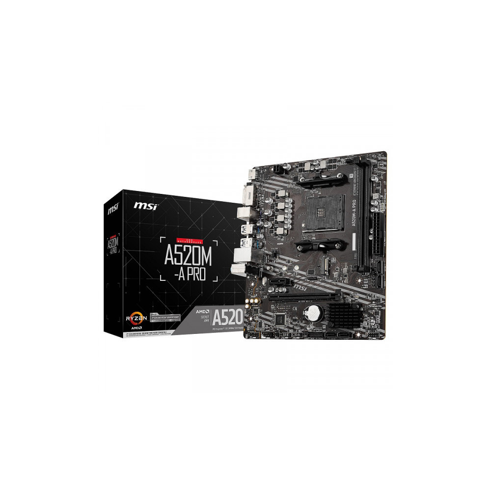 MSI Carte Mère A520M-A PRO