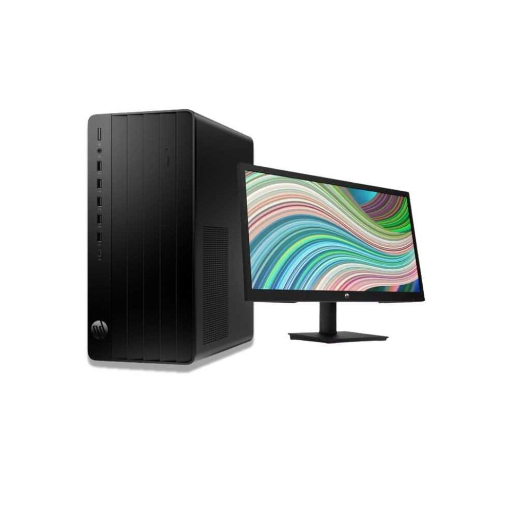 HP 290 G9 TWR i3-14100 8Go 512Go SSD avec écran